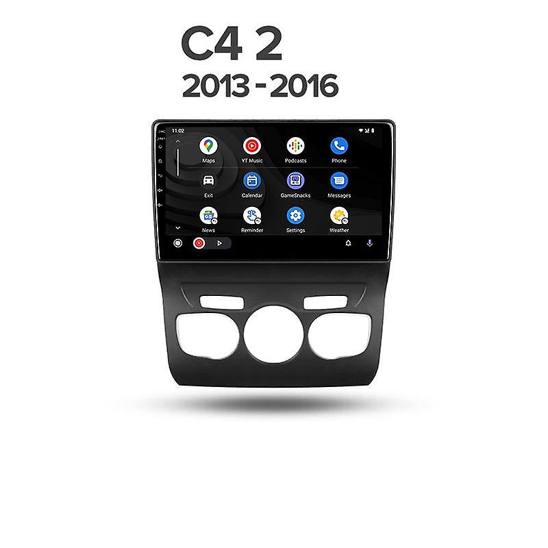2 Din For Citroen C4 C4L DS4 2012 - 2017 Carplay Android Radio Player Car Multimedia Video player