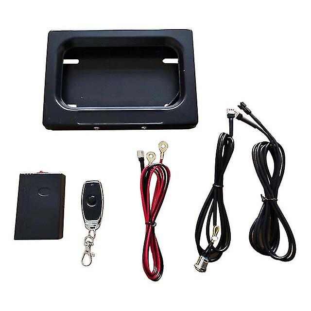 License Plate Frame Roller Shutter Remote Electric Control For Us Motocycle Plate