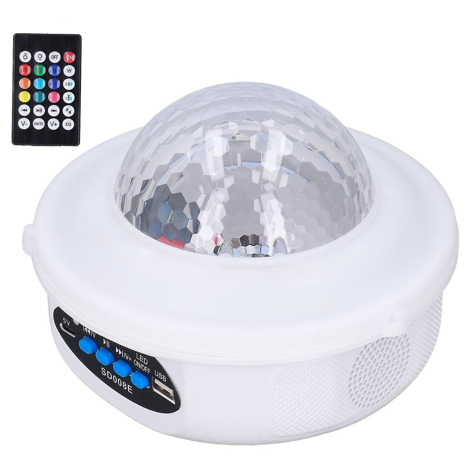 Ball Light Bluetooth Speaker RGB Lamp 18.4cm White 1800mAh