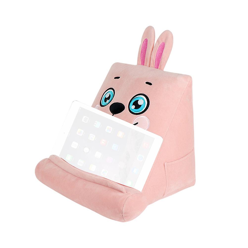 Soft Tablet Pillow Stand Cartoon Soft Tablet Holder Tablet Reading Stand Portable Lap Rest Cushion for Tablets