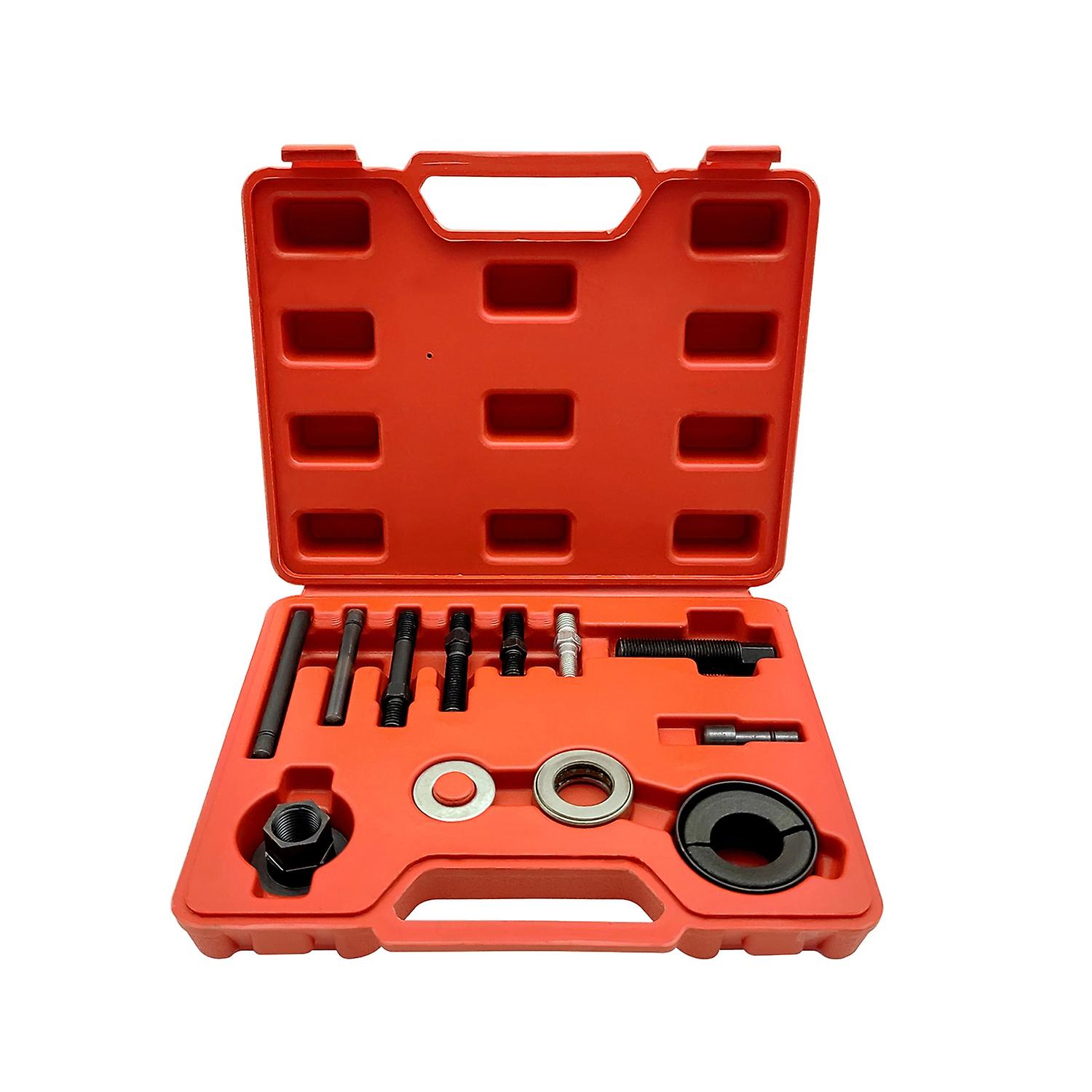 14PCS Pulley Puller and Installer Kit, Auto Power Steering Pump Pulley Puller Remover/Installer Tool