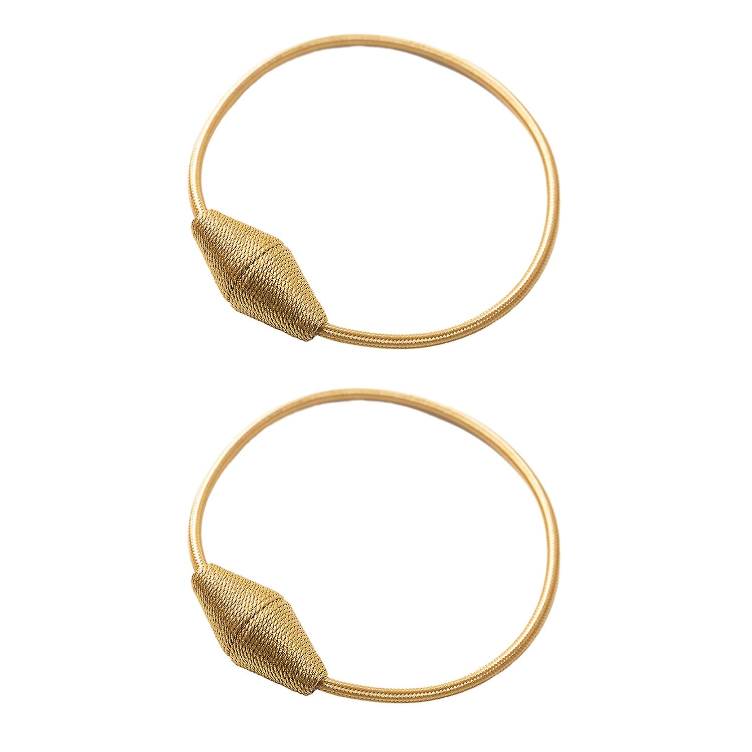 1 Pair Curtain Buckle Reusable Punch Free Convenient Magnetic Window Curtain Button Household Suppli