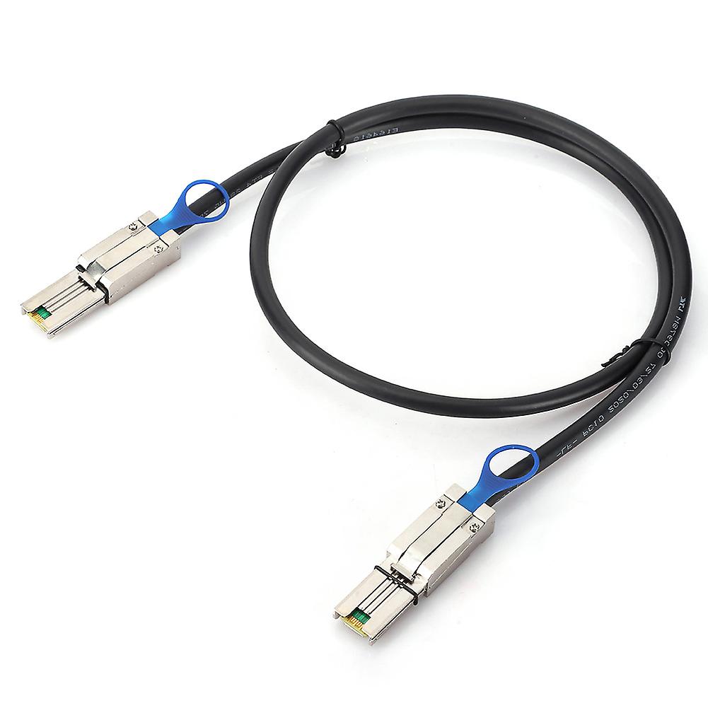 Mini SAS 26-Pin SFF8088 to SFF8088 26-Pin Server Adapter Cable, 1 Meter, for High Speed Data Storage (1 Meter)