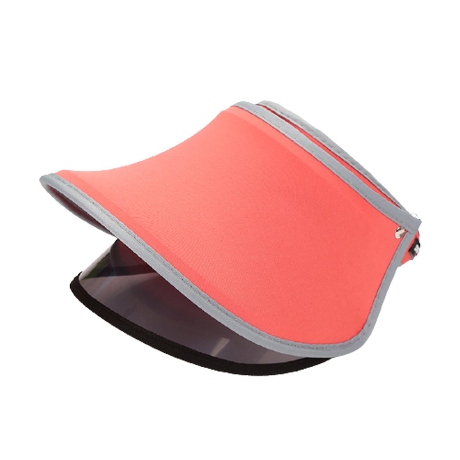 Double Layer Sun Visor Hats UV Protection Sun Visor Face Shield Anti UV Transparent Hat for Riding