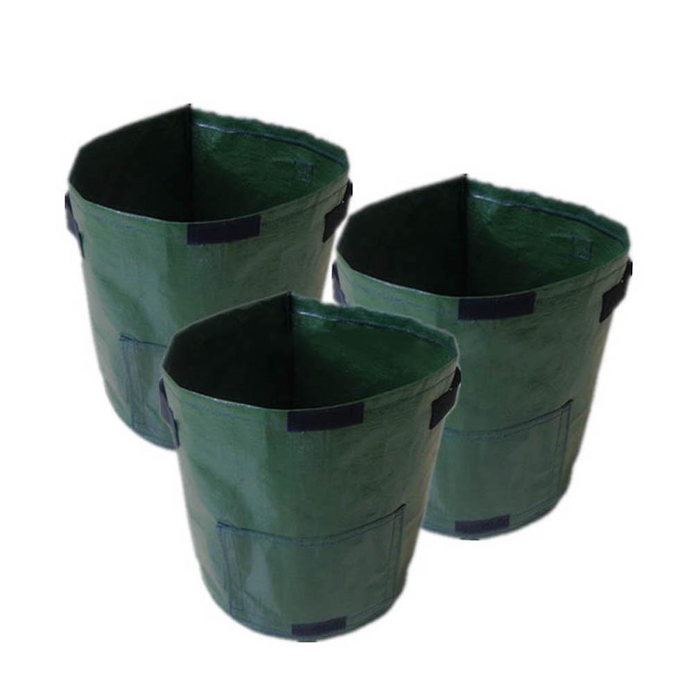 7 Gallon Garden Plant Grow Bags PE Access Flap Vegetables Planter Bag for Potato Carrot Onion