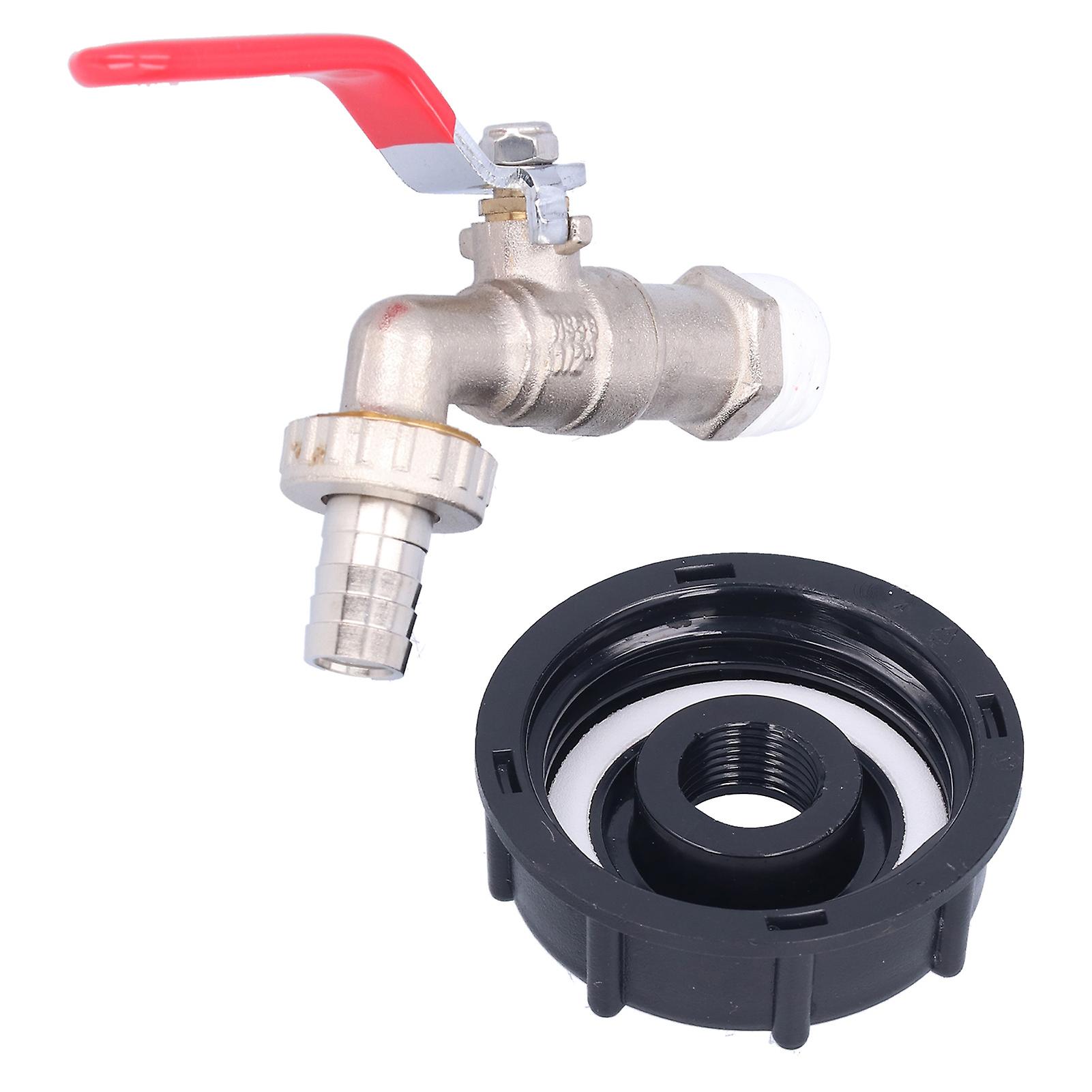 IBC Tank Tap Adapter G1/2 Brass Coarse Thread Faucet Connector Replacement Valve Fitting