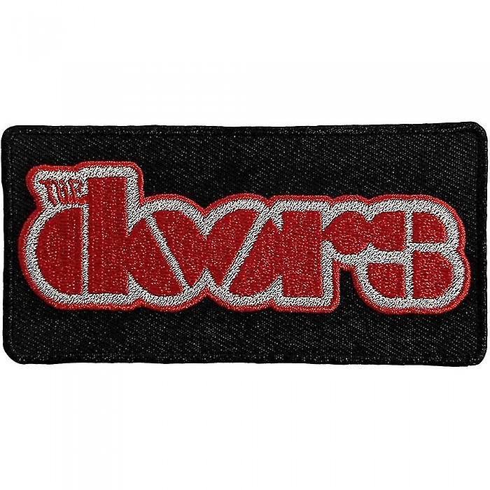 Dörrarna Vävd Logotyp Järn På Patch