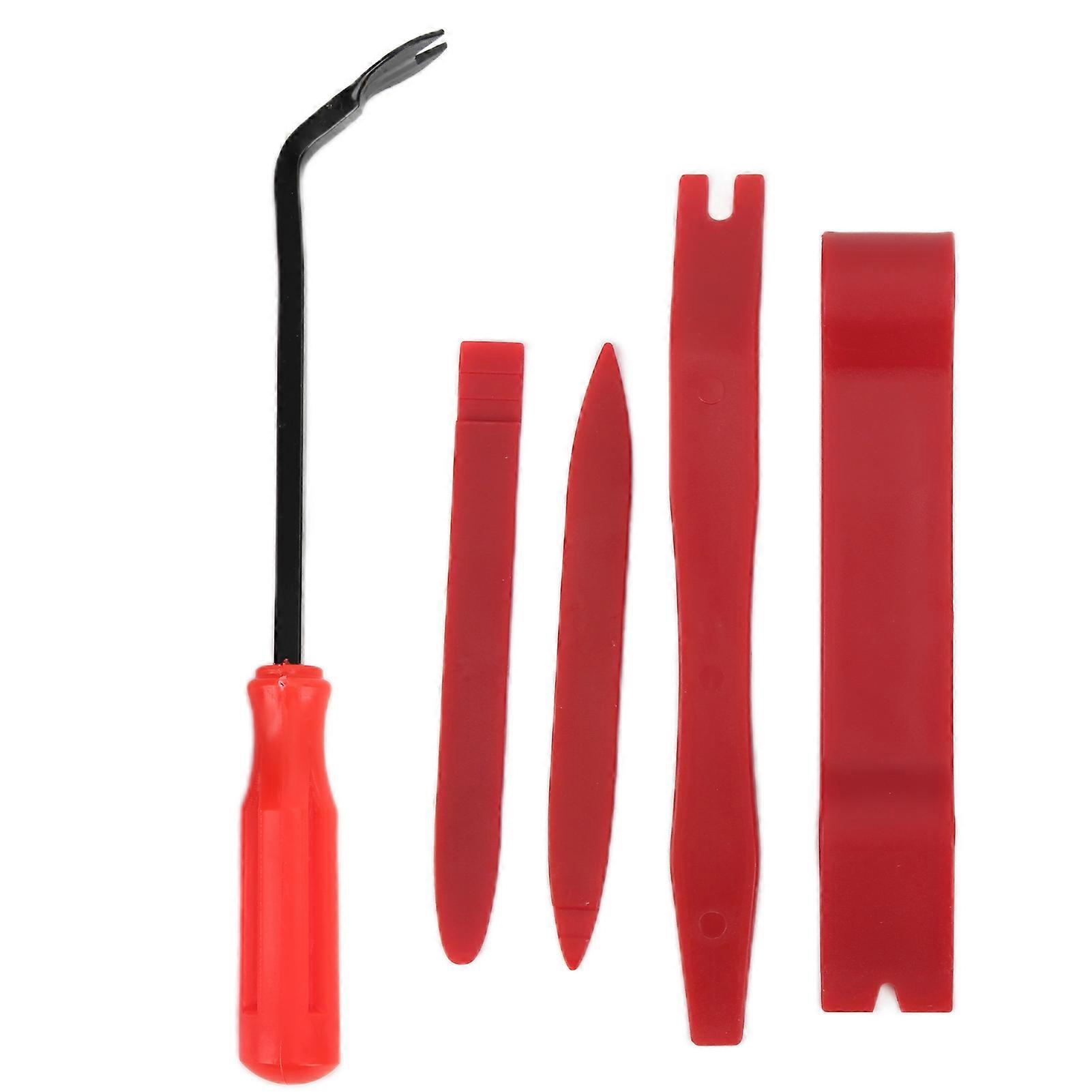 5pcs o Removal Tool Set, Pry Bar for Car Trim, Radio, Door, Dashboard