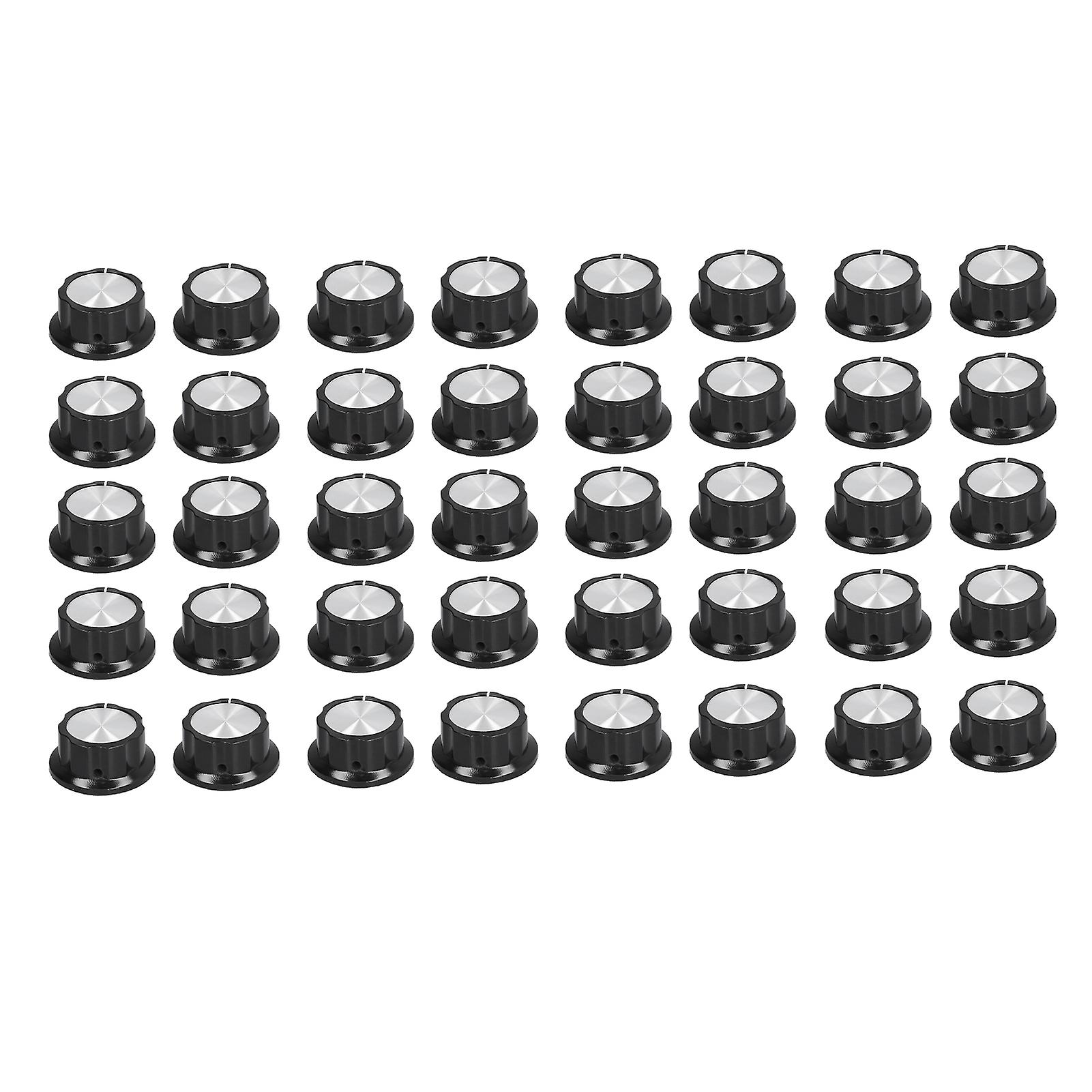 50pcs Potentiometer Knobs Lamp Switch Knob Replacement for RV24YN 20S for RV24YN 30S for WTH118 2W 20S for WH118 2W 20S