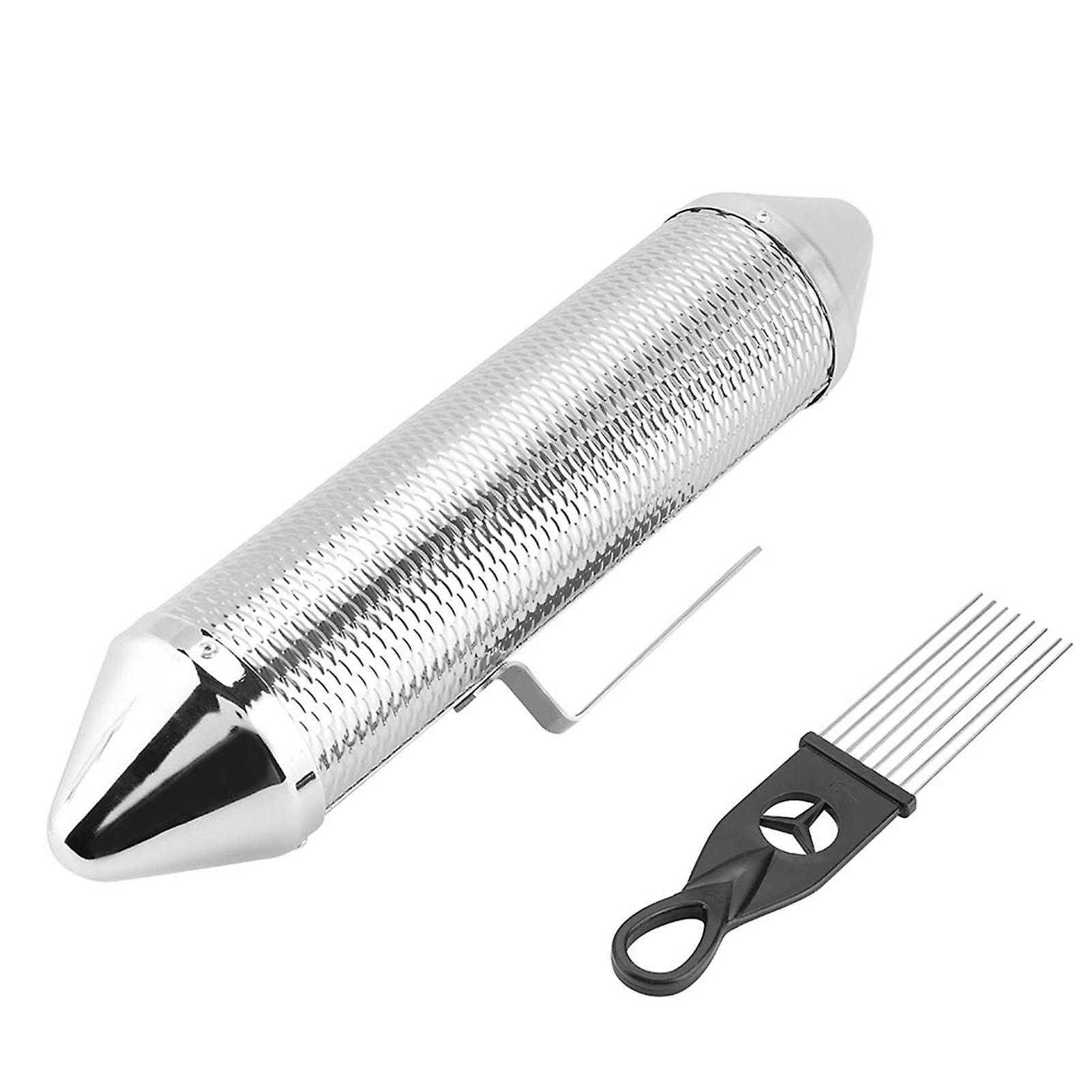 Durable Stainless Steel Guiro Musical Percussion Instrument with Scraper