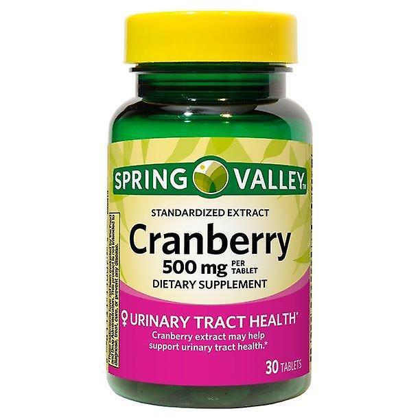 Spring Valley Cranberry Herbal Supplements, 1 Tablet, 30 Ct