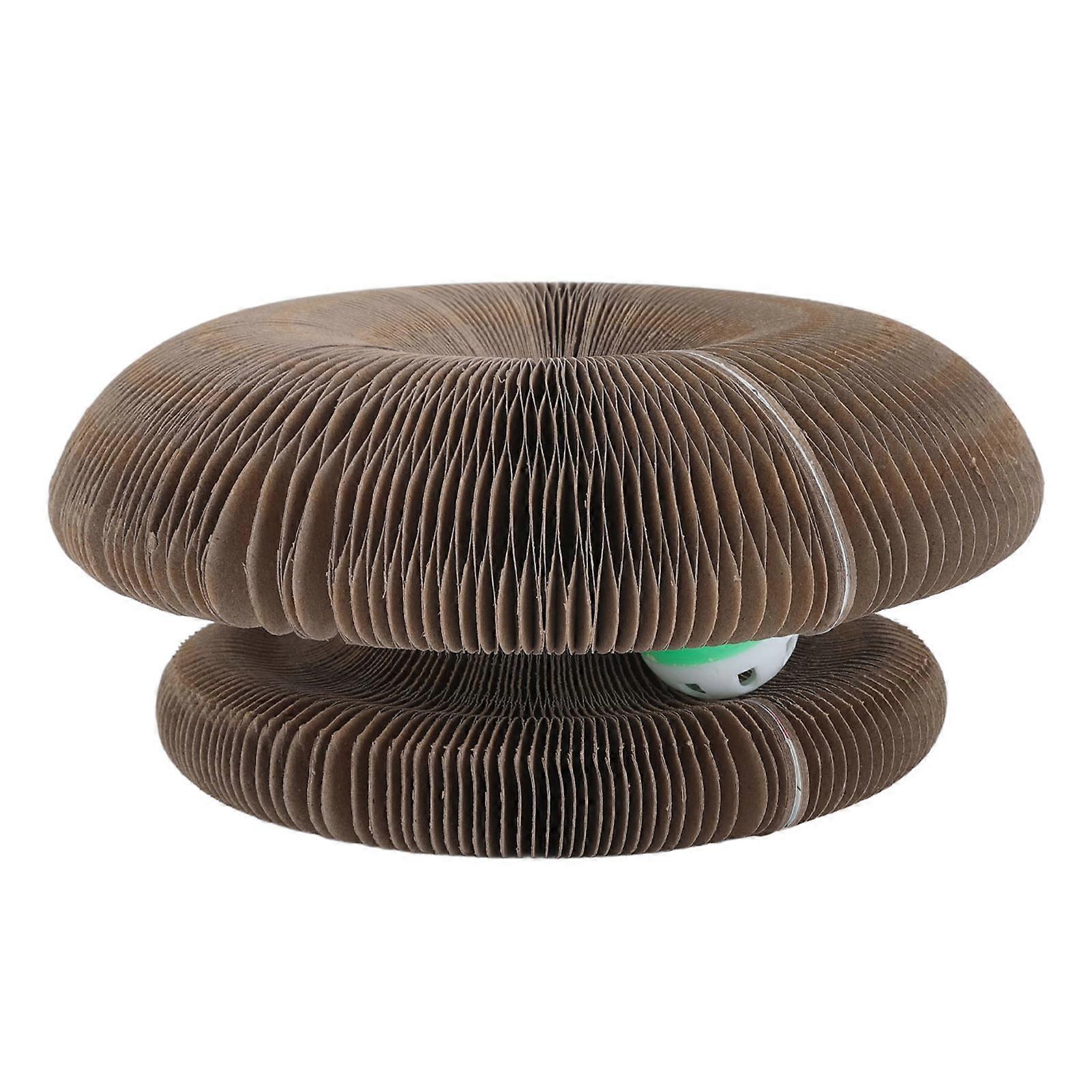 Cat Grinding Claw Scratching Board Foldable Abrasion Resistant Cat Scratcher Toy for Cats 