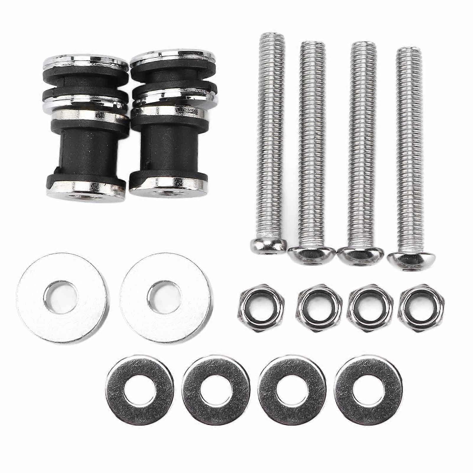 Detachable Motorcycle Sissy Bar Backrest Mounting Kit Fits FXST FXSTB 1987-1999