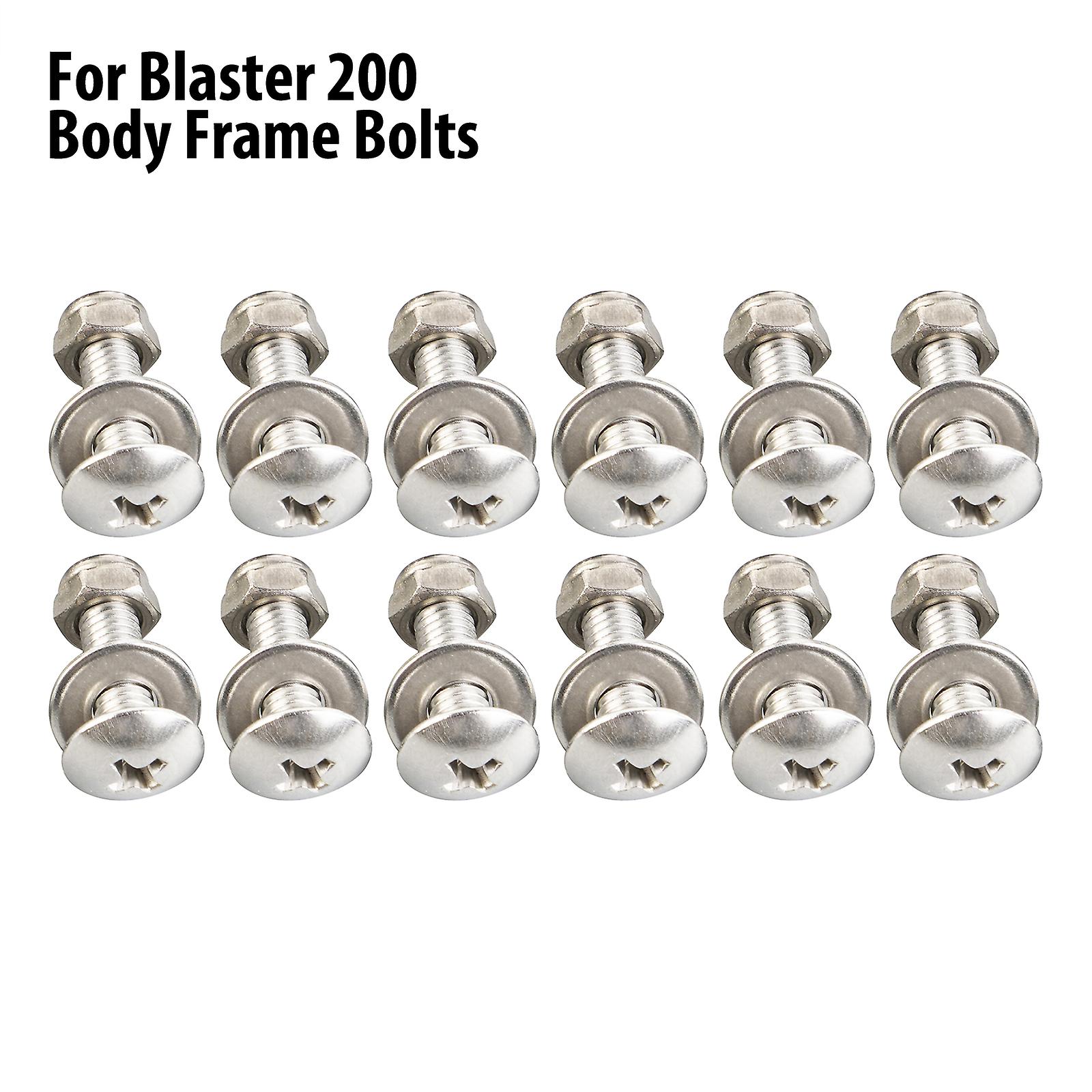 Karosserierahmen-Schrauben-Mutter-Unterlegscheiben-Kit für Yamaha Blaster 200 YFS200 1988-2006 Edelstahl-ATV-Zubehör
