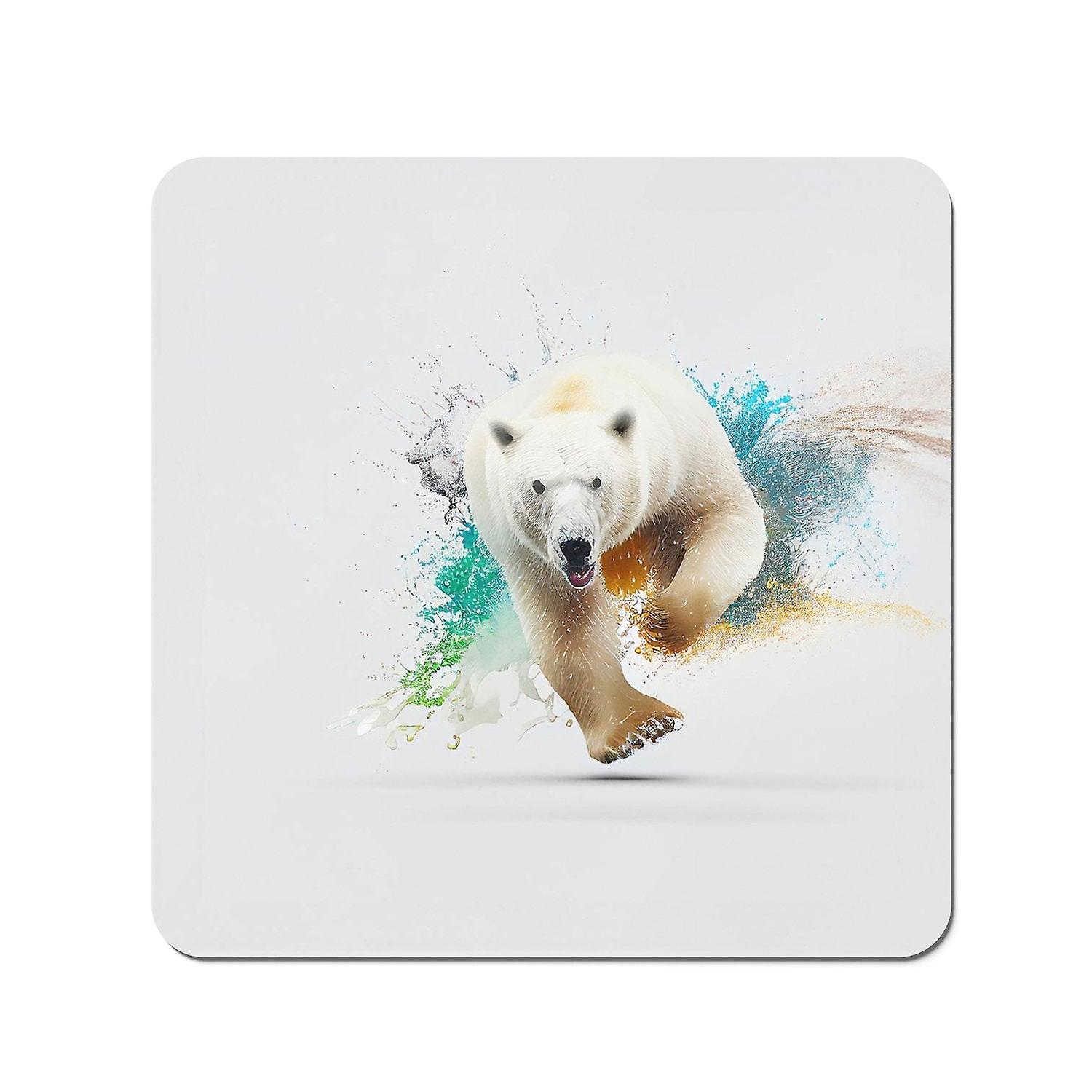 Charging Polar Bear Coasters
