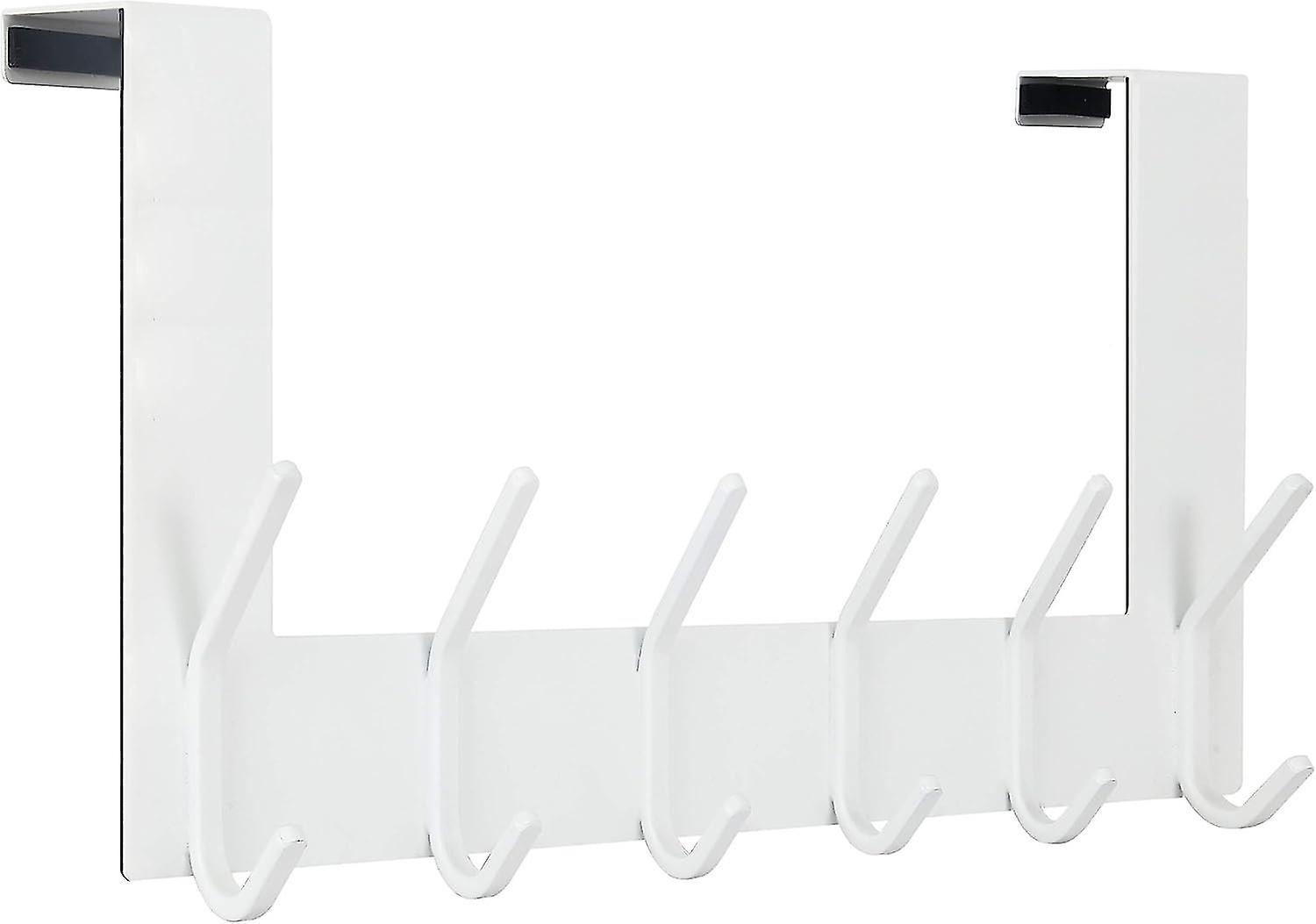 Over The Door Hook - Towel Rack, White