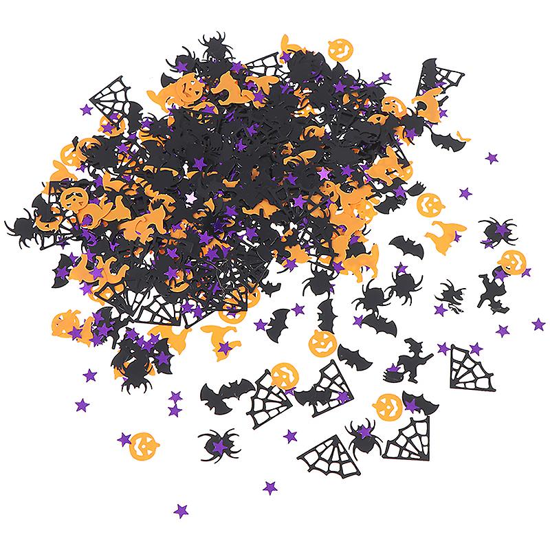 15g Halloween Confetti Pumpkin Spider Witch Bats Confetti Sprinkle Table Decor