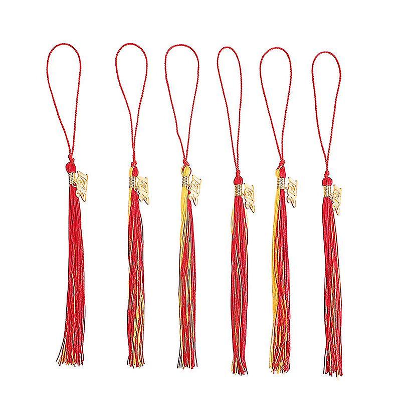 6pcs Doctor Bachelor Hat Tassel