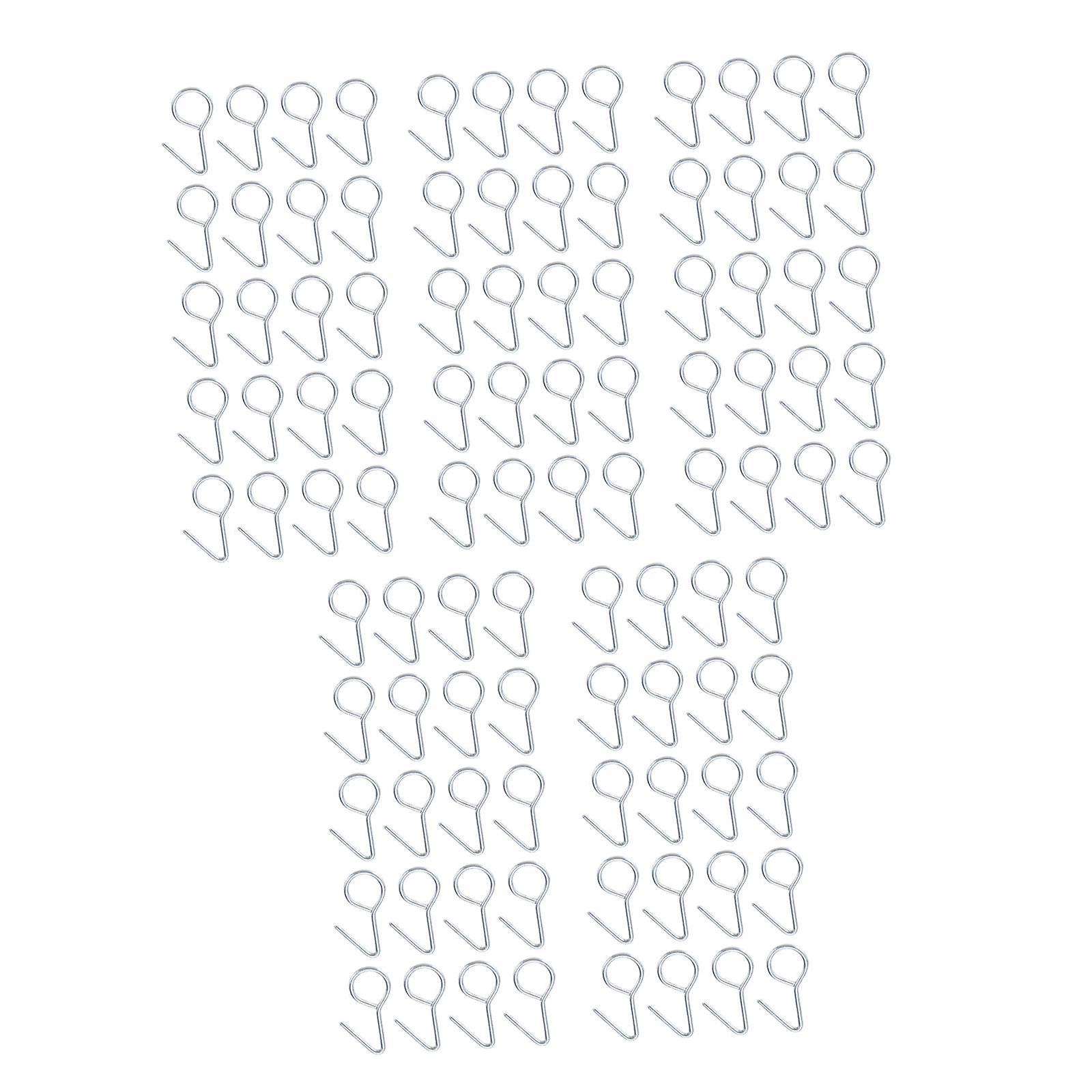 100 Pieces Generic Car Seat Cover Hooks Easy to Install Seat Cover Fasteners