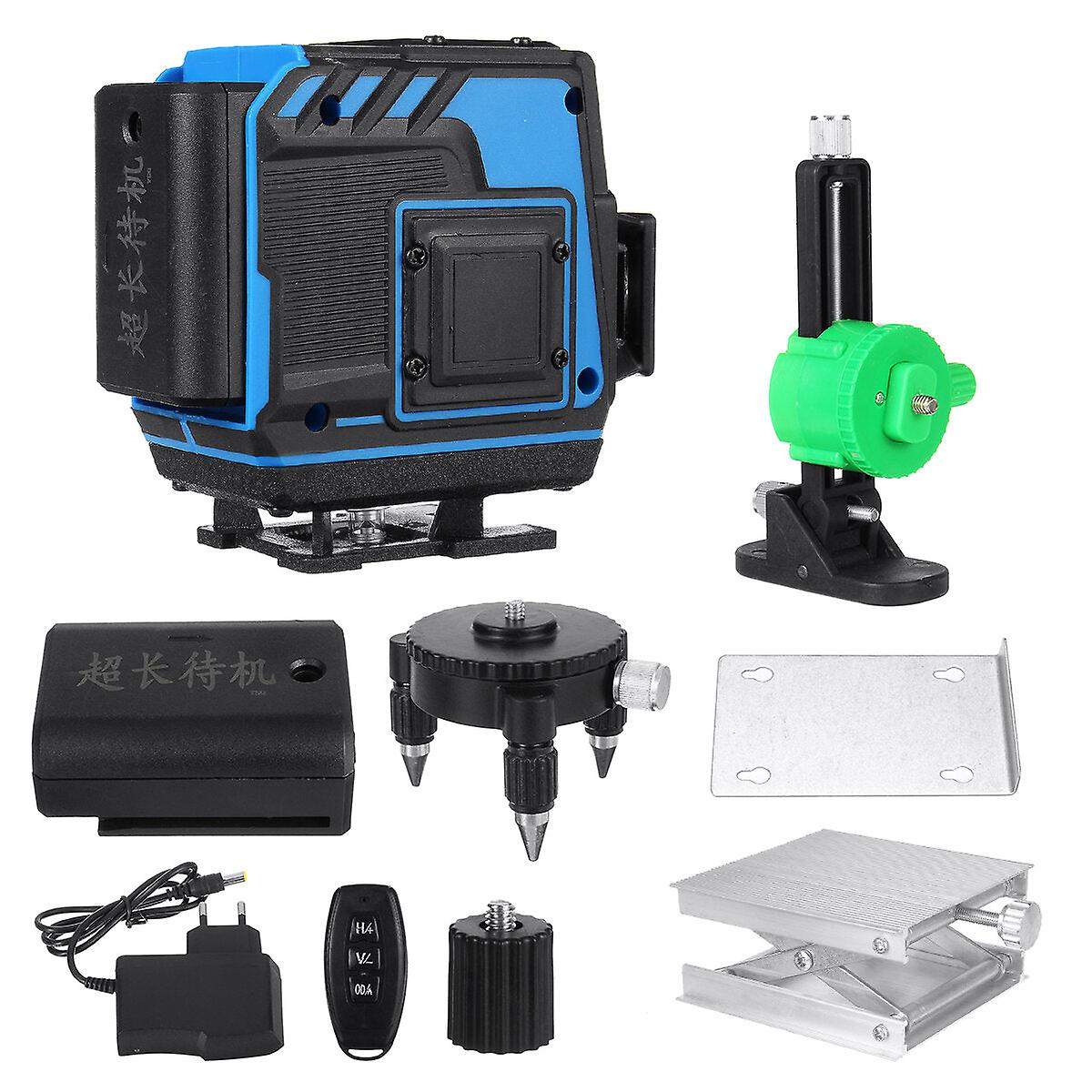 16/12/8 Line 360 Horizontal And Vertical Laser Level Self-leveling Measurement Super Strong Green Laser