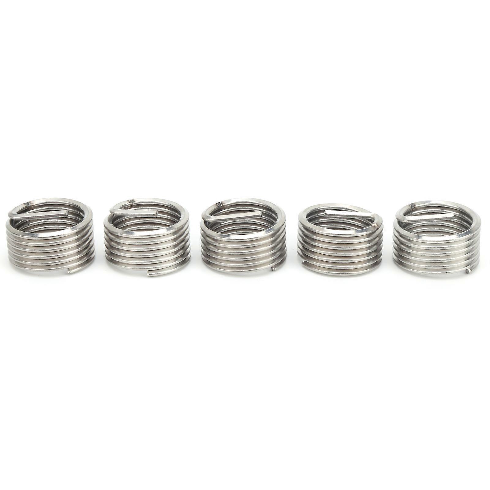 5Pcs Wire Thread Insert Threaded Bushing Socket Screw Hole Repair Protection Tool M22x2.5x1D