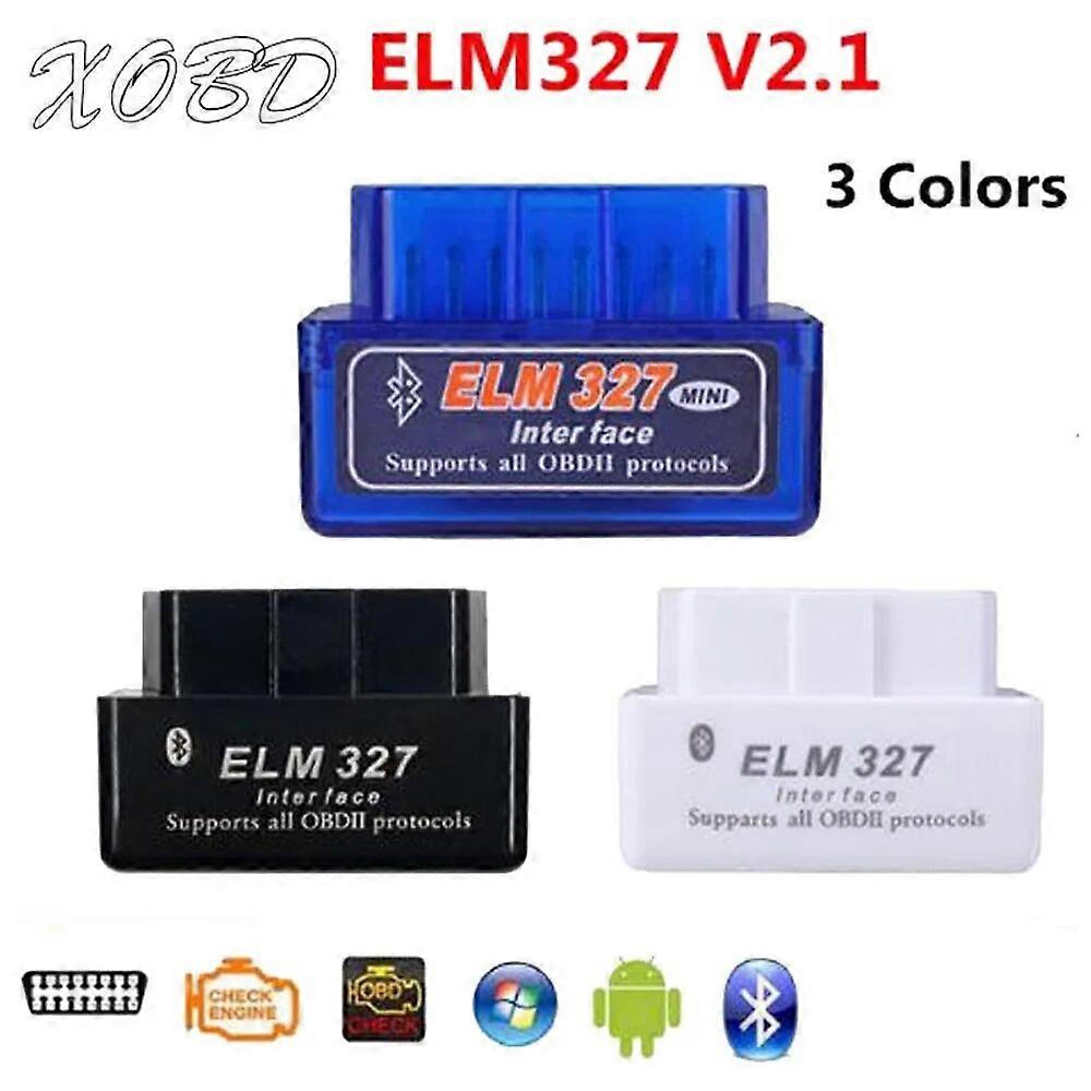 Bluetooth ELM327 Latest Version V2.1 Auto OBD Scanner Code Reader Tool Car Diagnostic Tool Super MINI ELM 327 Torque for Android ST1M542