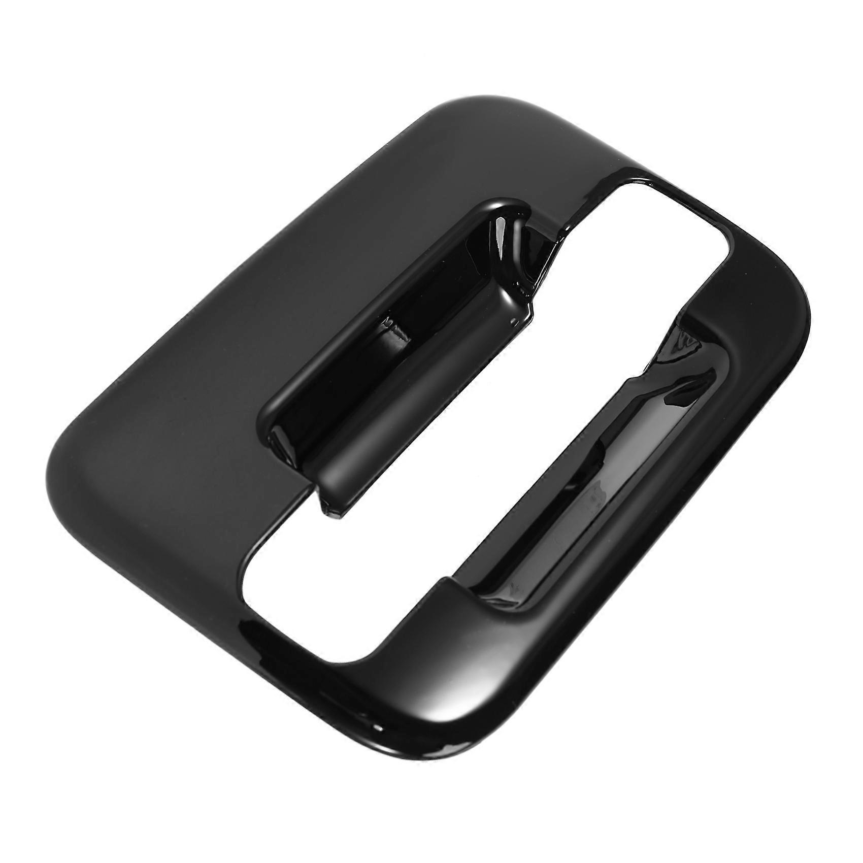 Gloss Black Door Handles For 2008-2015 Ford Super Duty – 4 Door Set W/ Tailgate Cover (No Passive Entry)