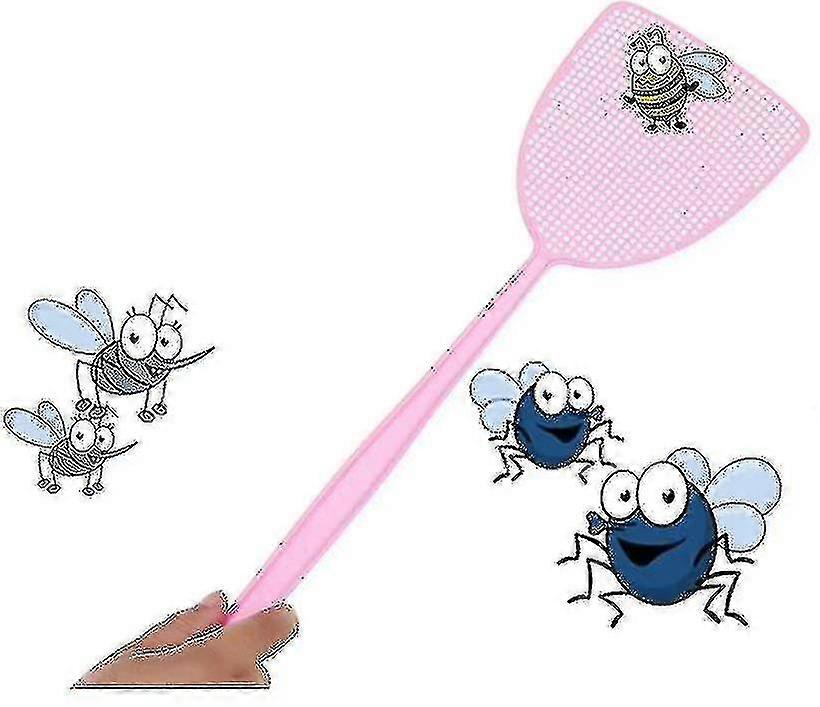 Fly Swatters, 3 Pack With Flexible_Feb