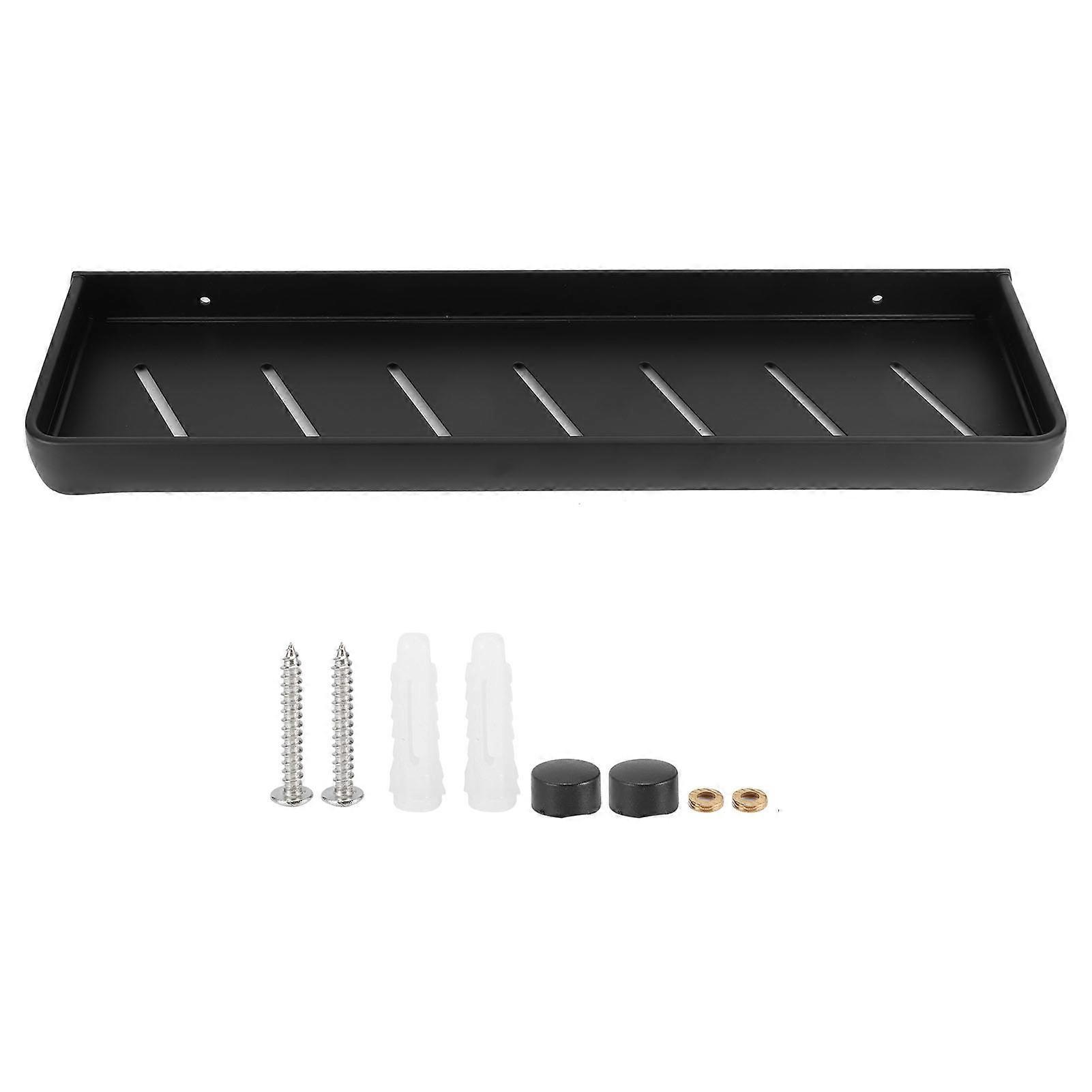 50cm Multifunctional Wall Mounted Kitchen Shelving Bathroom Storage Rack Bottle Holder(singlelayer )