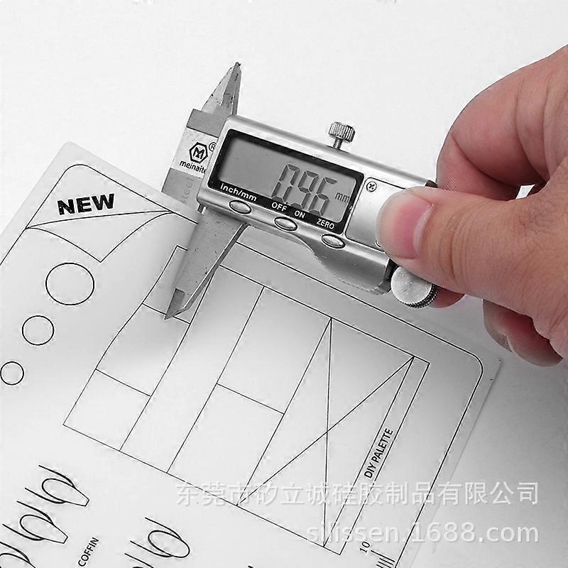 Acrylic Silicone Nail Art School Mat