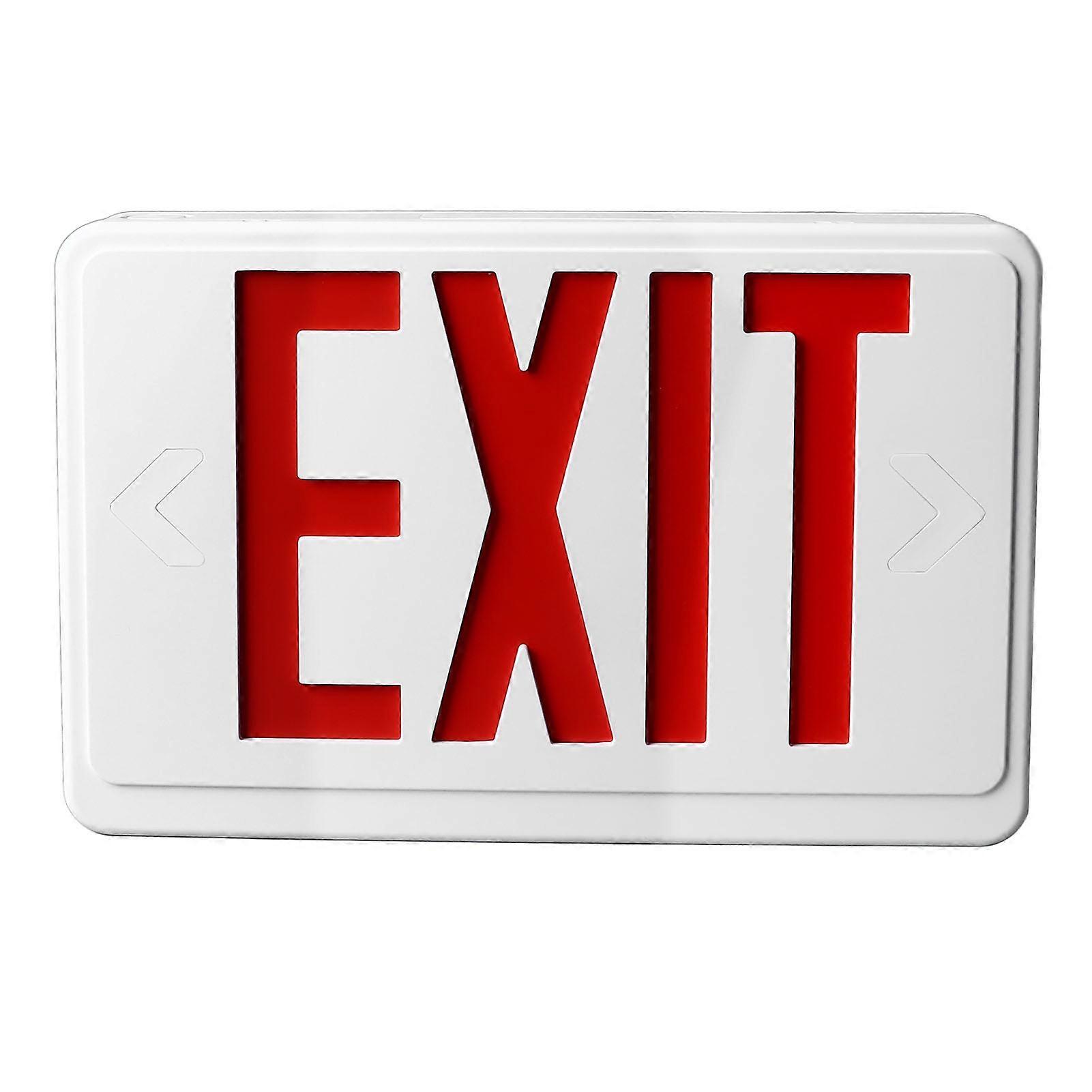 LED Emergency Exit Sign Professional IP30 Protection Grade Long Lasting Red LED Exit Sign for Business AC85?265V