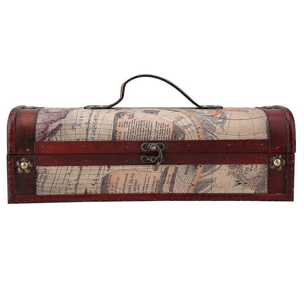 ヴィンテージ木製赤ワインシャンパンシングルボトルパッキング収納ボックス結婚式の誕生日プレゼント