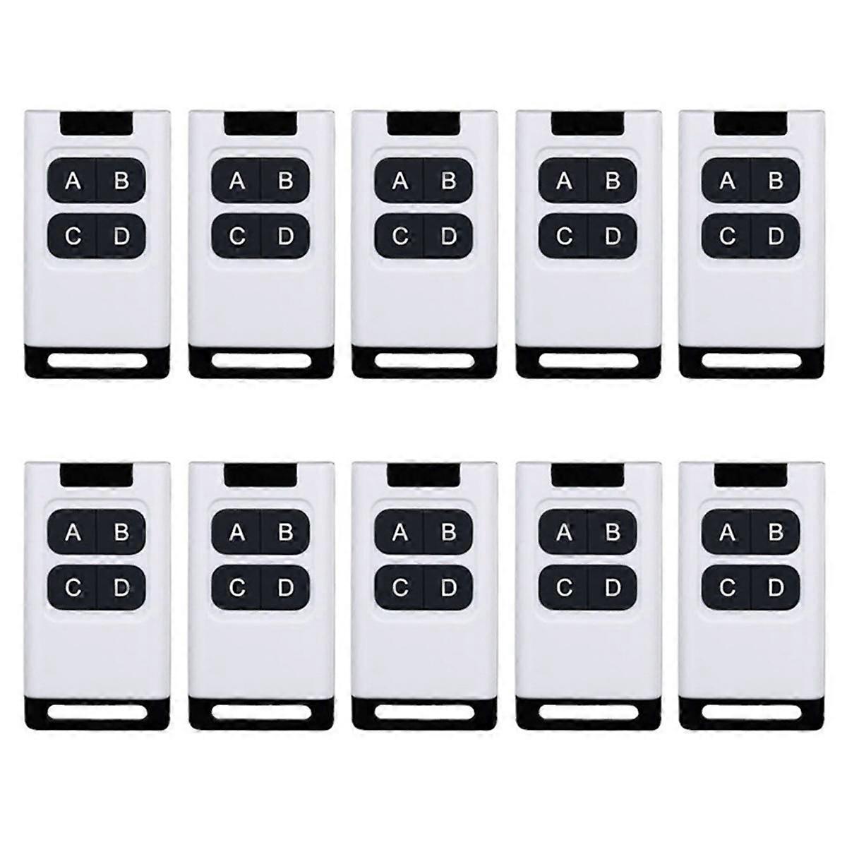 10PCS 433Mhz Remote Control Duplicator Garage Door Remote Control for Garage Electric Car Projector