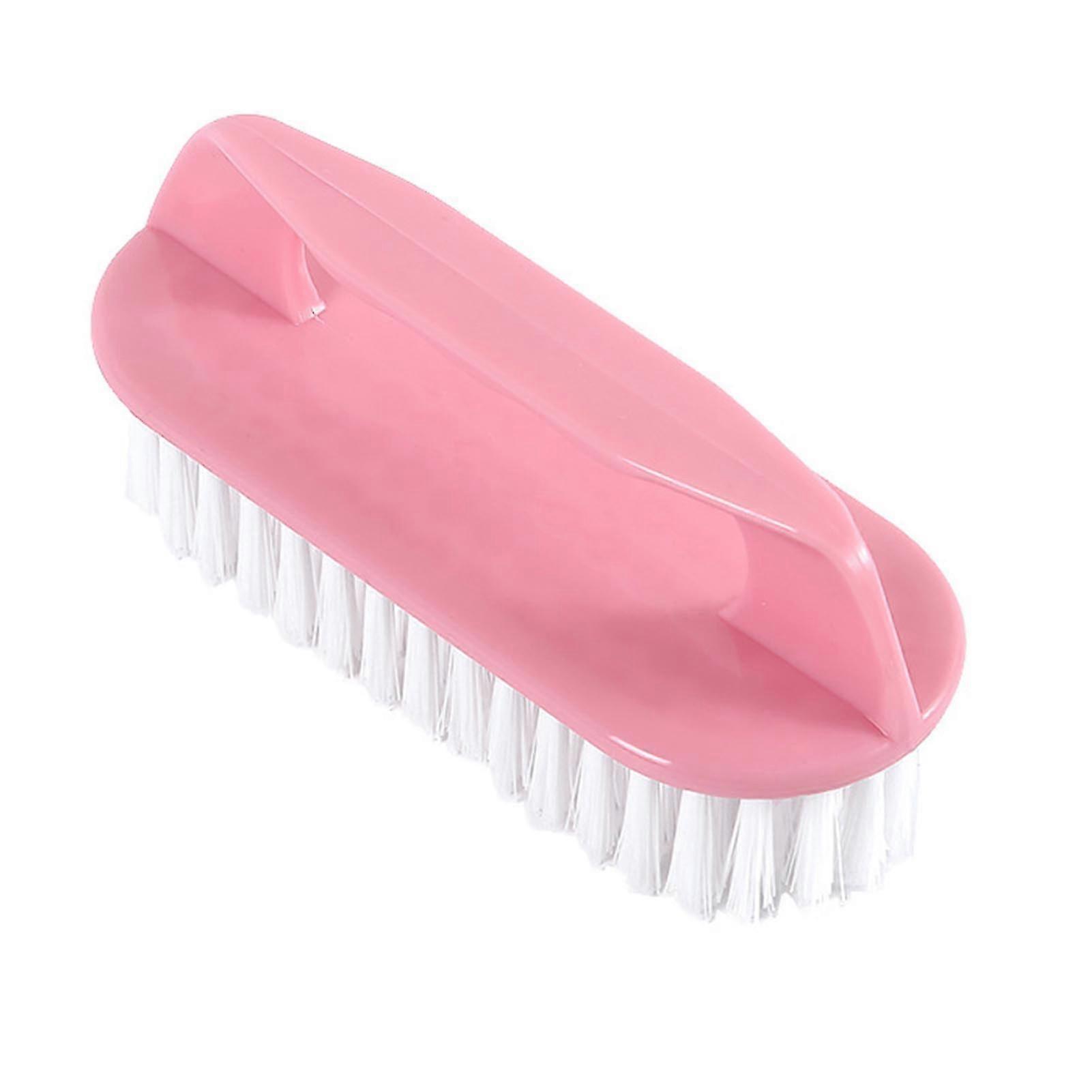Laundry Brush Soft Bristle Multifunctional Plastic Shoe Cleaning Brush Pink