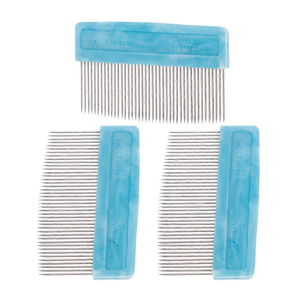 3Pcs Violin Erhu Bow Comb Violin Bow Hair Comb Convenient Combing Tool for Bow Making