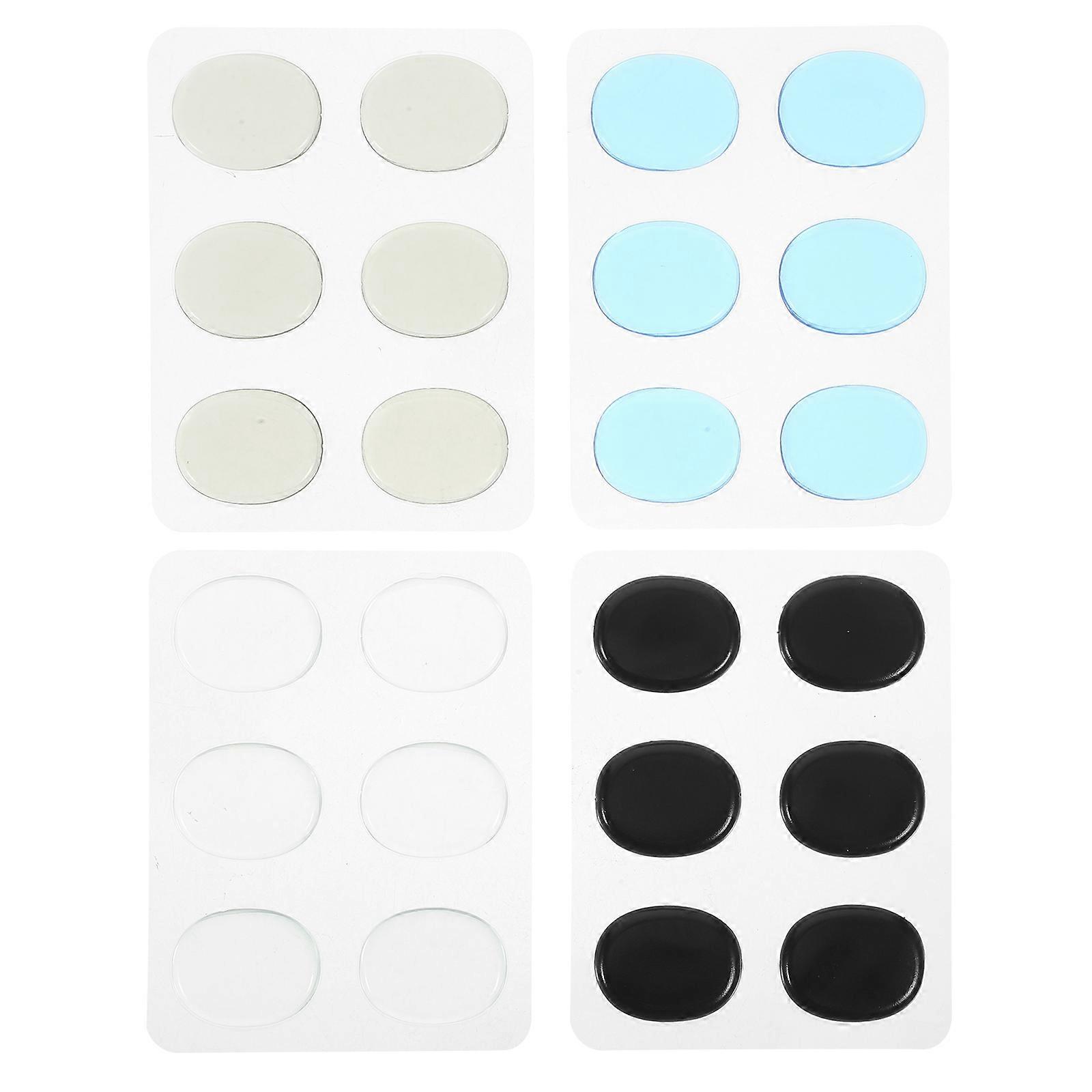 48pcs Bass Drum Patch Drum Head Cushion Drum Head Protector Bass Pad Kick Drum Patch Pad