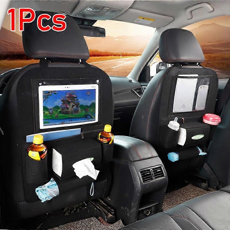 Multi-Function Car Organizer Seat Back Hanging Bag With Touch Screen Tablet Holder Car Accessories Interior Otomobil Aksesuar