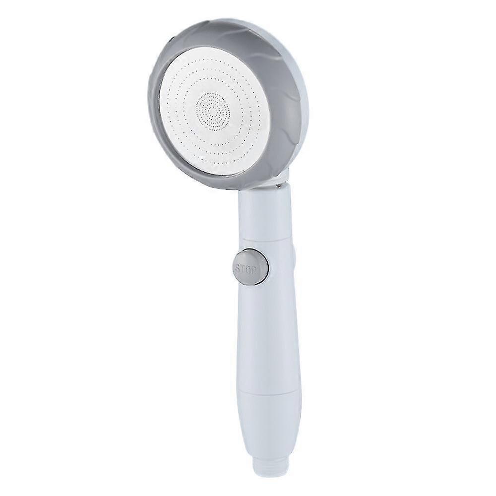Adjustable Universal High Pressure Bathroom Handheld Shower Head With Stop Button
