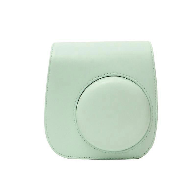 Camera Protective Case and Album- Carry Case with Shoulder Strap and Mini Photo Album -Mint Green