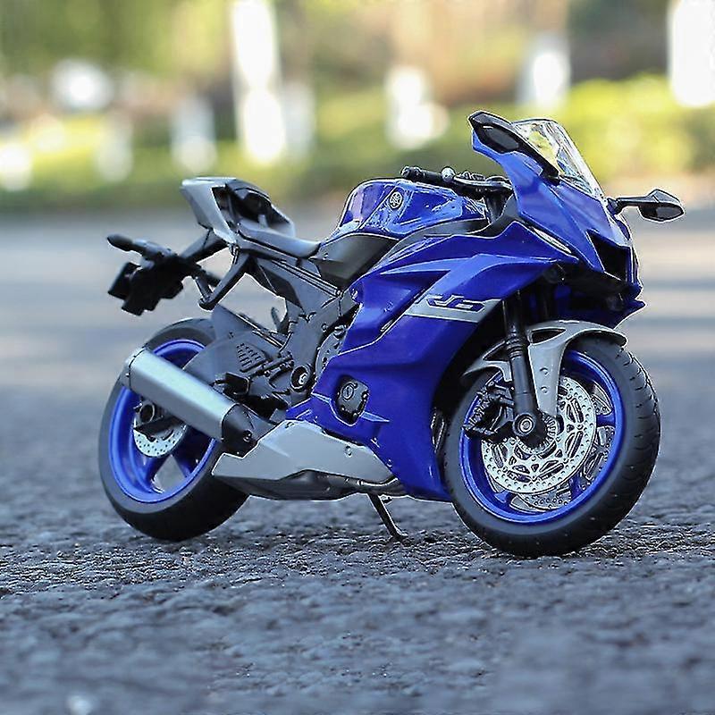 1:12ヤマハYZF-r6ダイカスト合金おもちゃバイクオートバイレーシングカーモデル車のおもちゃ子供のための収集可能なギフト