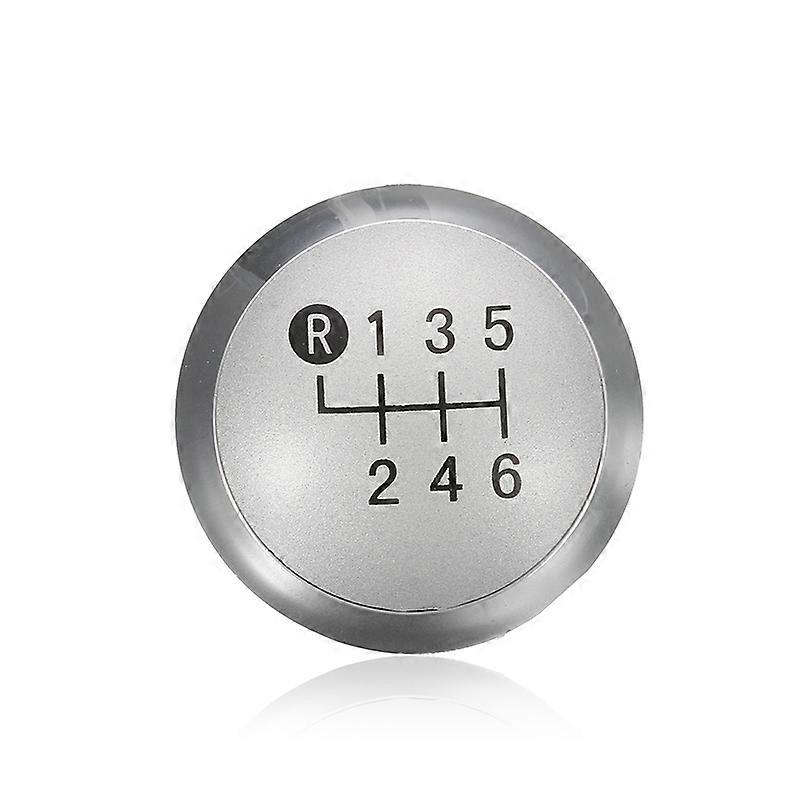 5 Speed 6 Speed Chrome Gear Shift Knob Cap Cover For Toyota Auris 2007 2008 2009-5 Speed