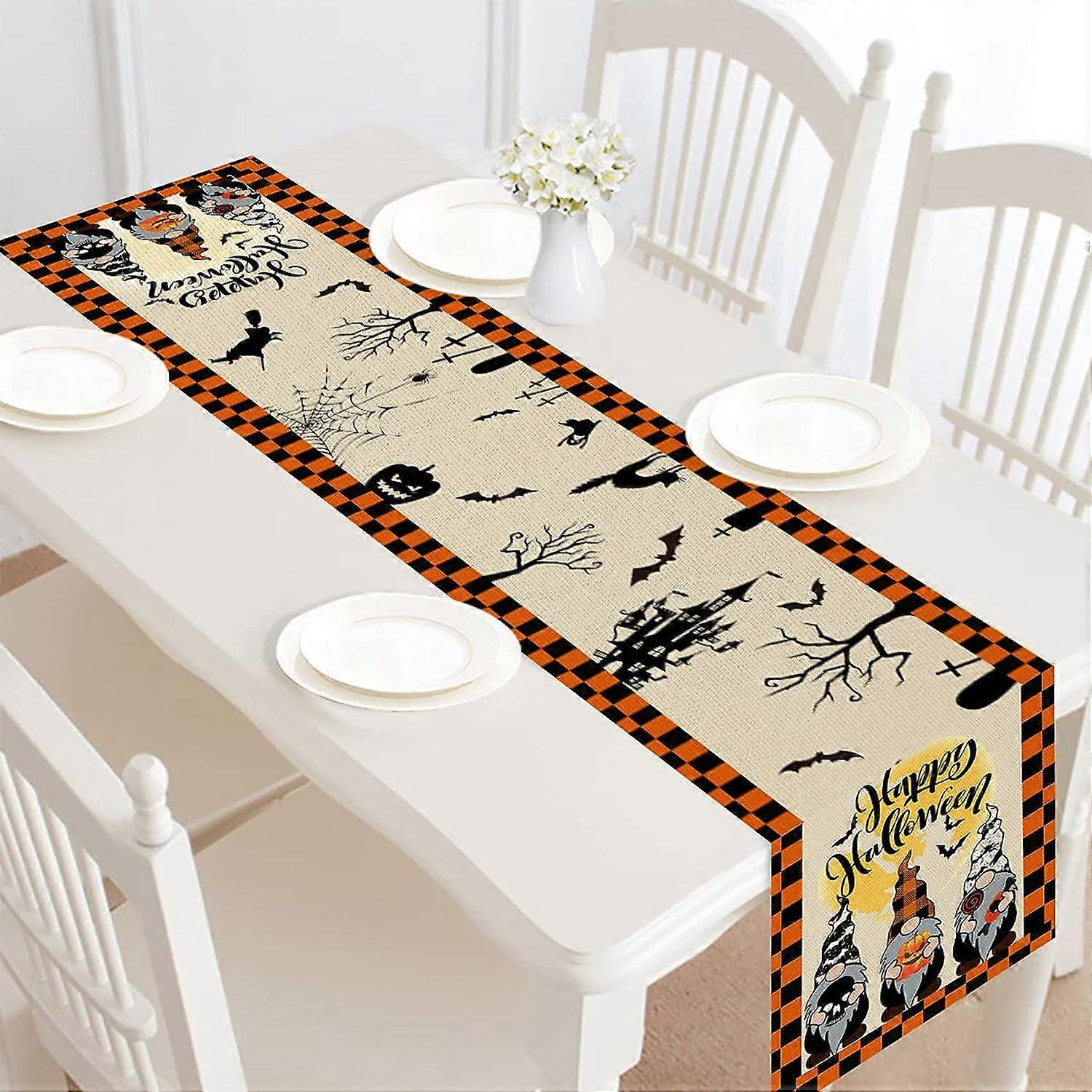 Halloween Table Runner Halloween Table Decorations Table Runners Trick or Treat