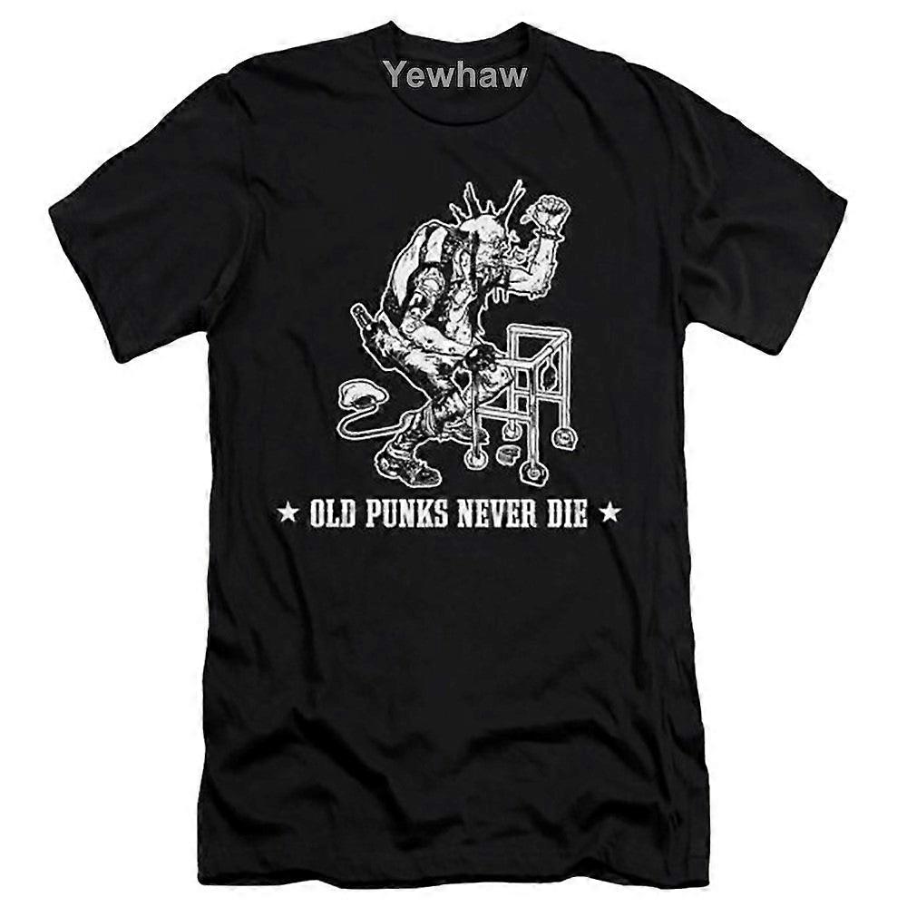 Old Punks Never Die & Punk Vintage tričko