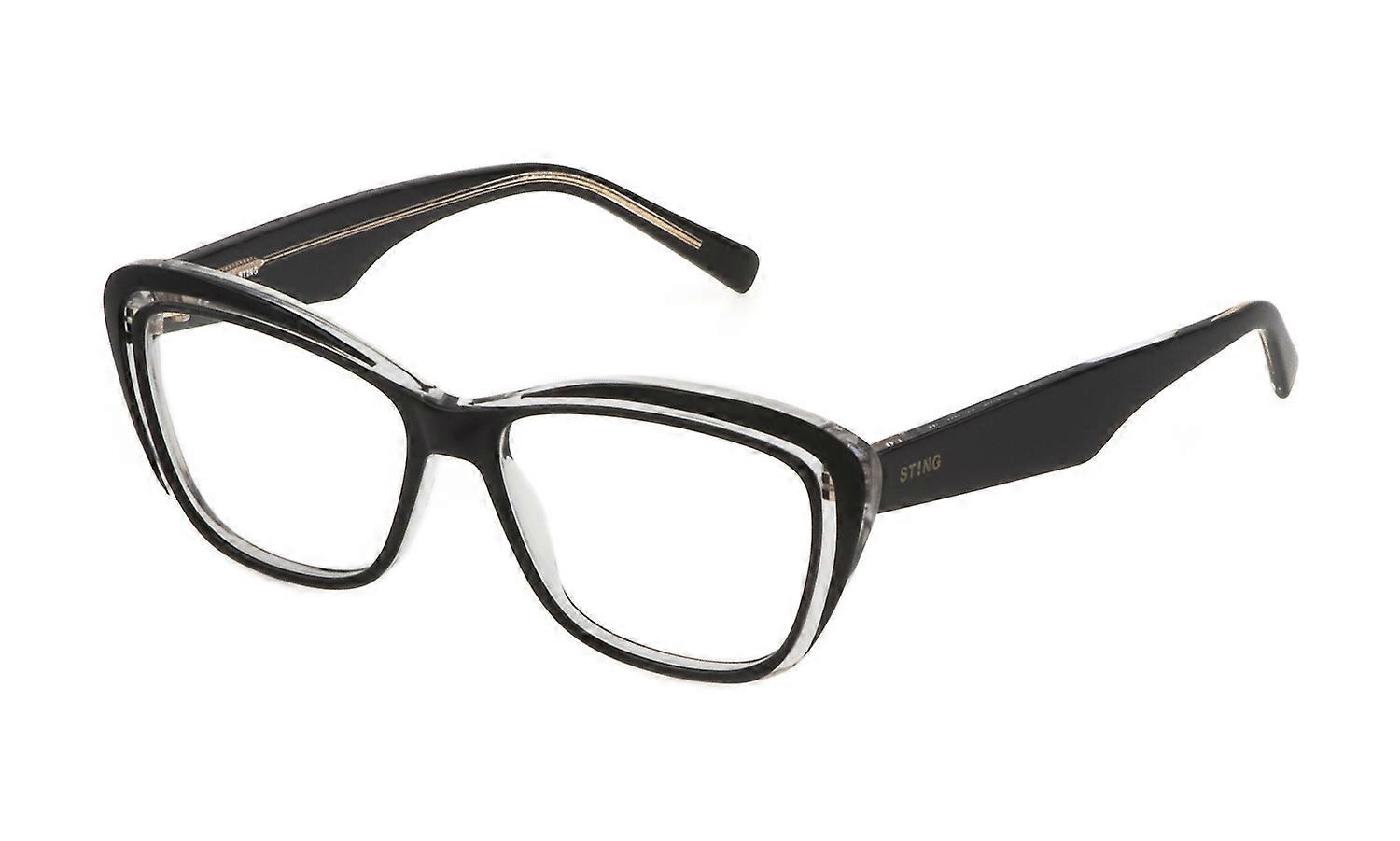 Eyewear Frames Sting VSJ697 0888 TOP Black+CRISTALLO 48/13/135 Junior