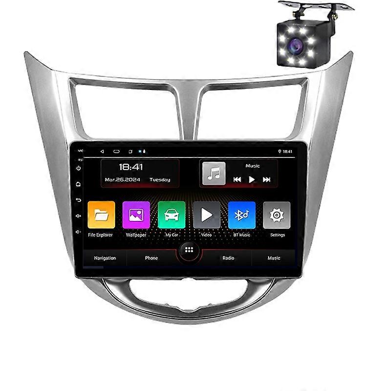 For Hyundai Solaris Verna Accent 1 2010-2016 Car Radio Multimedia Video Player Carplay Navigation