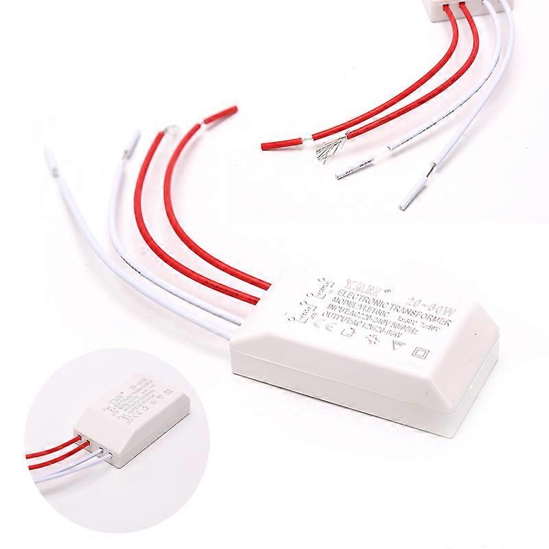 Elektronischer Transformator AC 220V bis 12V 20-60W Halogenlicht-Treiber-Netzteil