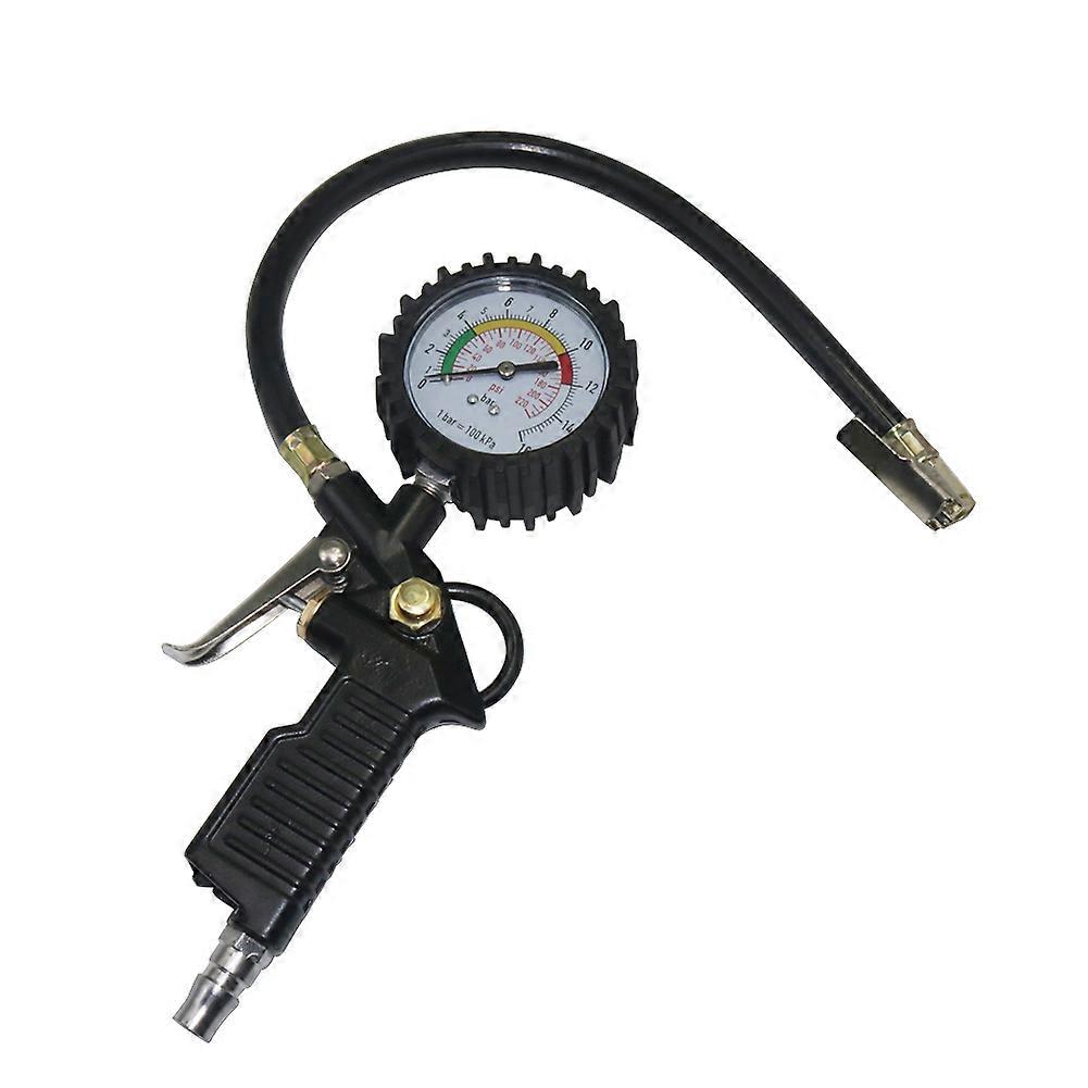 LED Backlight Vehicle Tester Inflation Monitoring Manometro Digital Car EU Tire Air Pressure Inflator Gauge LCD Display