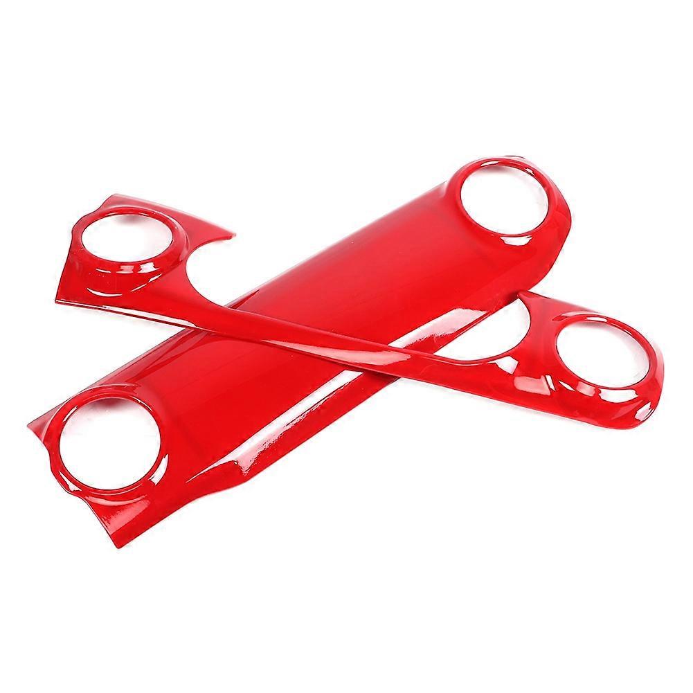 Center Console Decorative Panel Auto Accessory Red Fit for Jeep Wrangler  JL 2018+