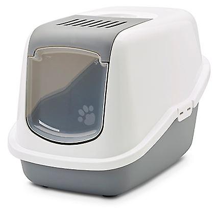Savic Nestor Covered Cat Litter Box Door/Filter Nestor Grey