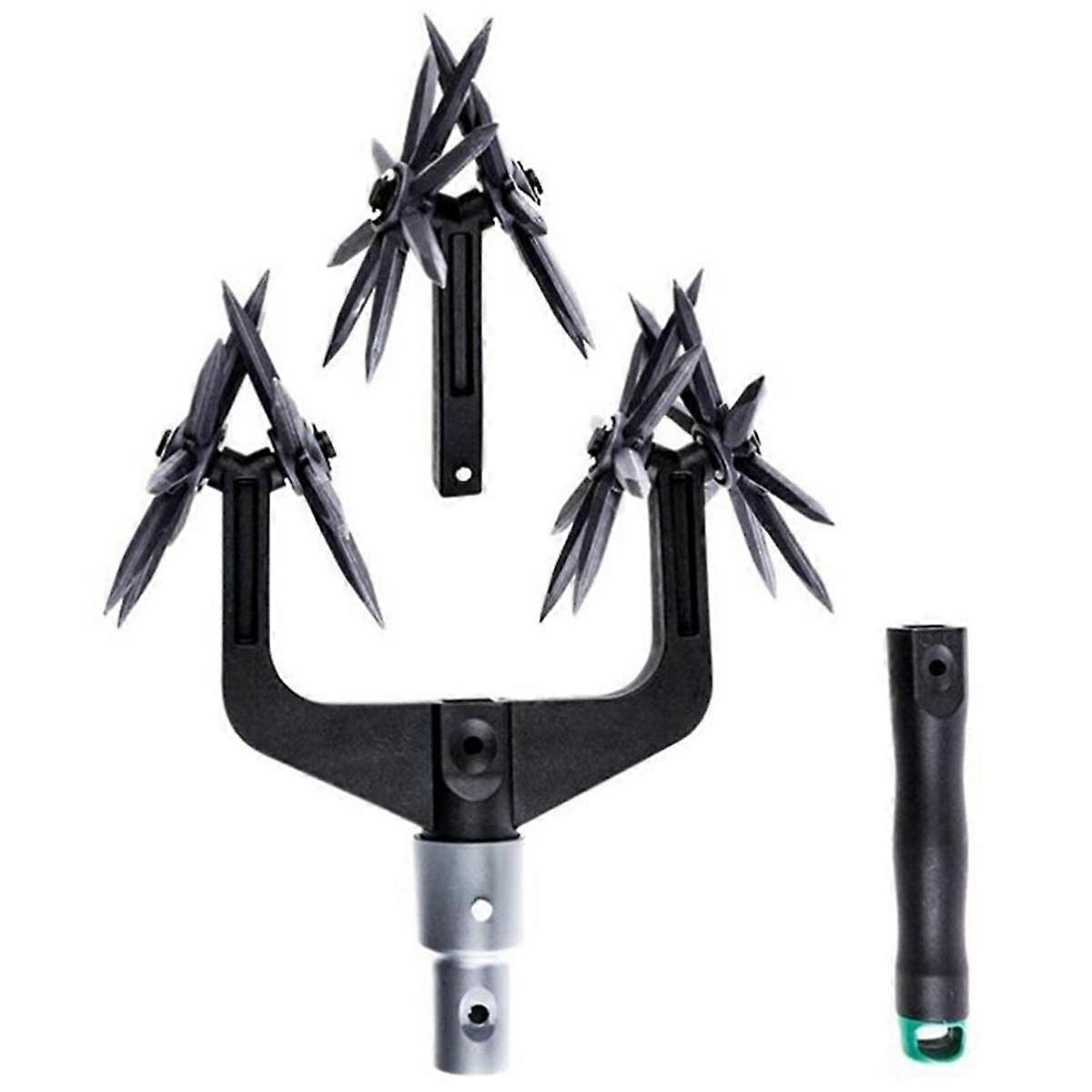 Rotary Tiller Set, Garden Rotary Tiller Handheld Garden Cultivator Switch, Soil Tilt Tool for Resee